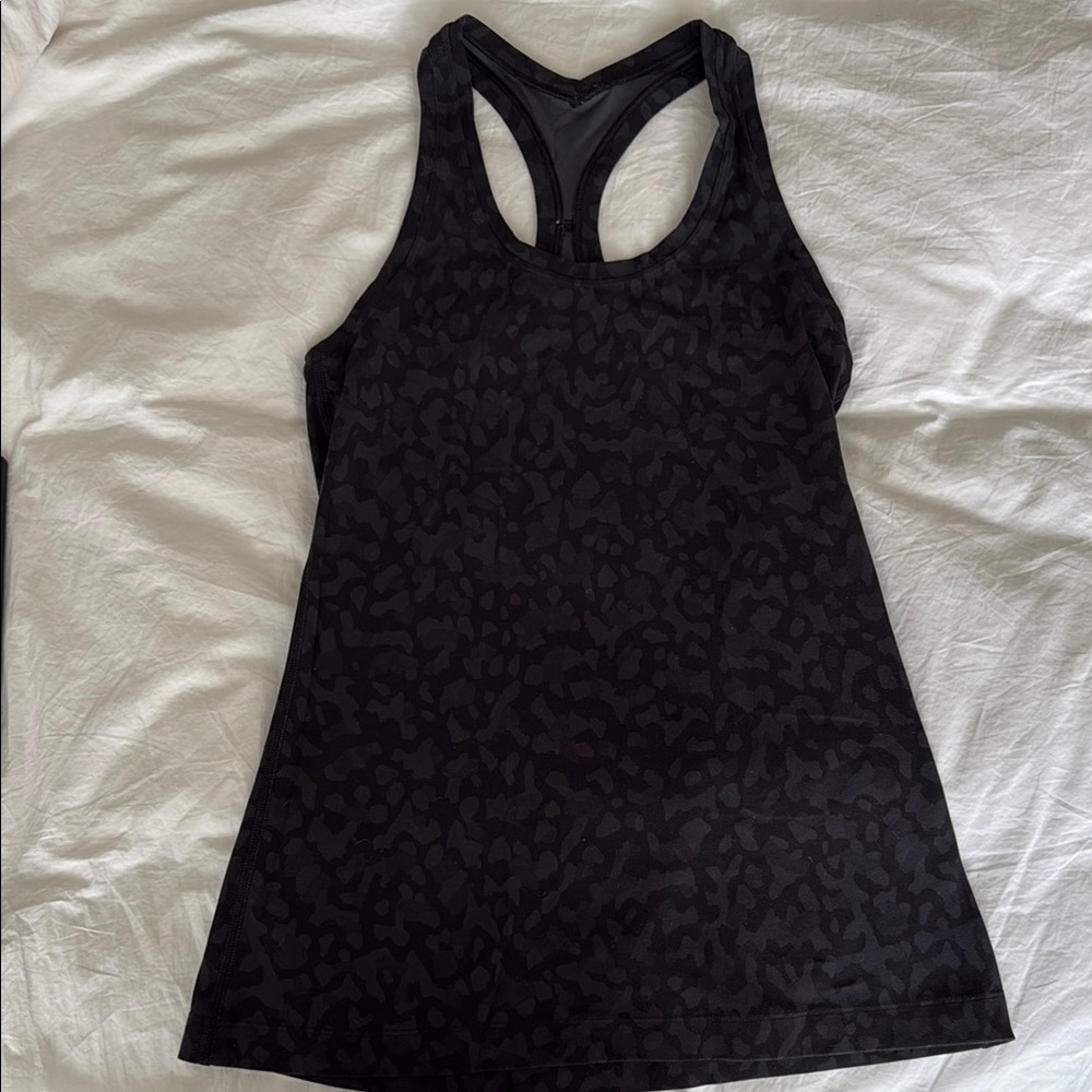 Lululemon Black Leopard Align Tank Top